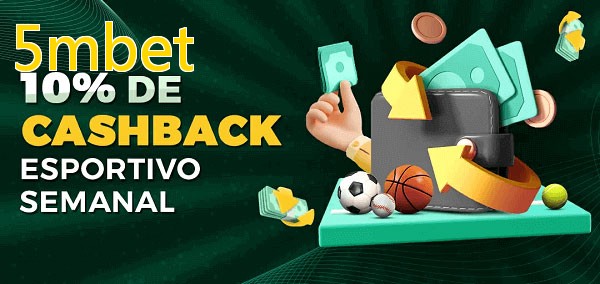 10% de bônus de cashback na 5mbet